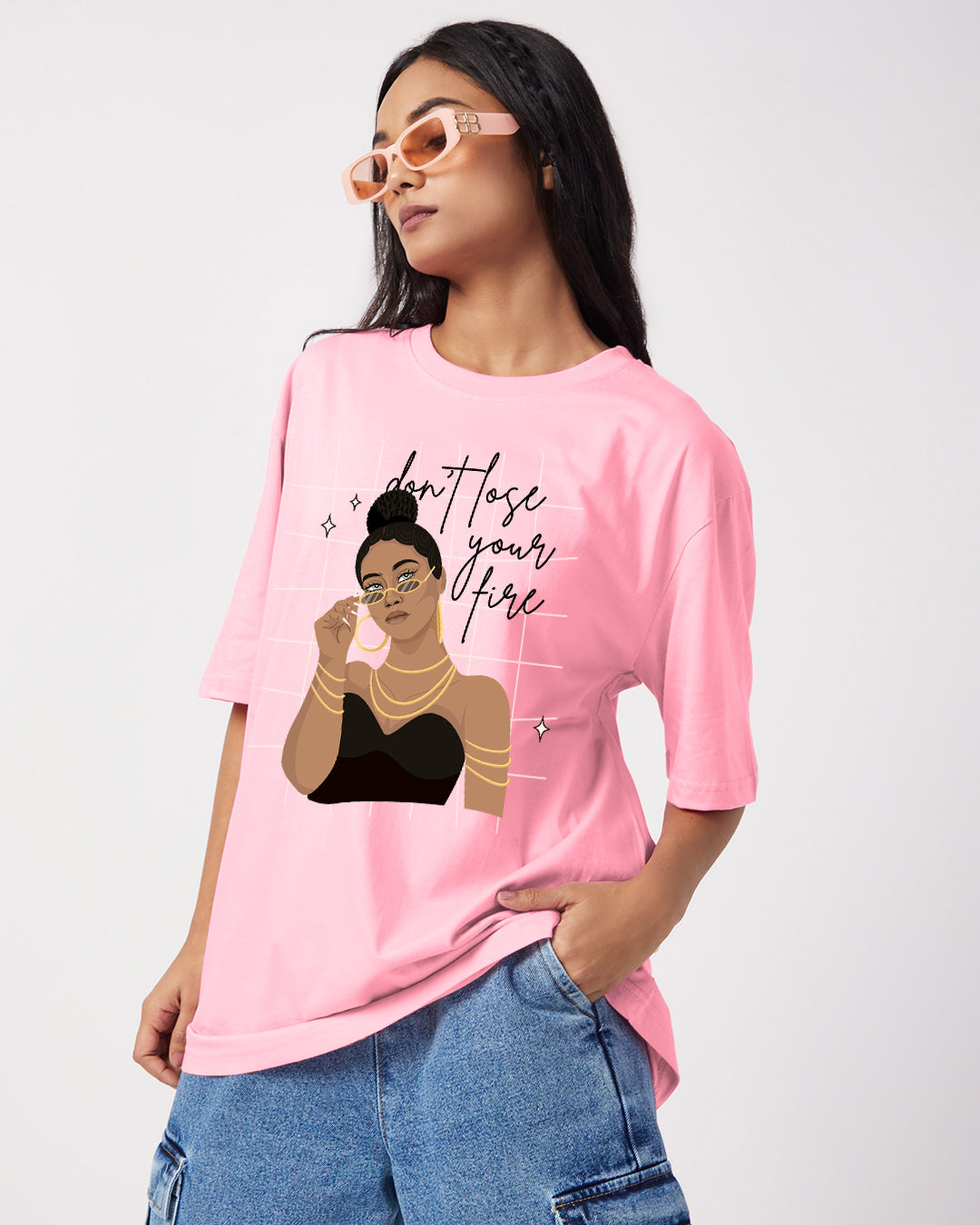 Don't Lose Your Fire Oversize T-shirt - Main Image