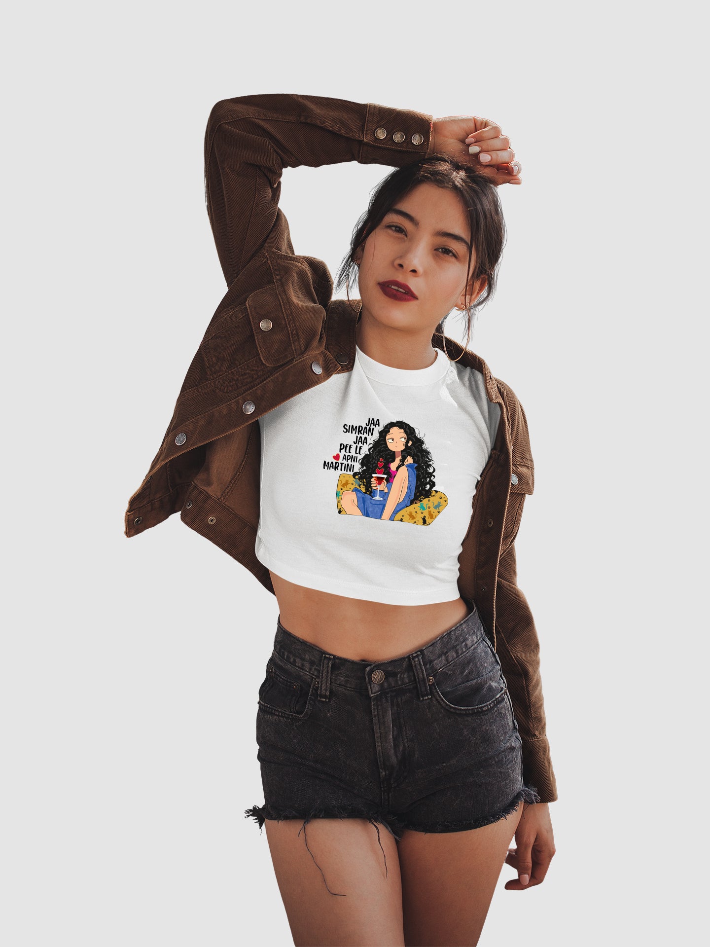 Jaa Simran Jaa - Crop Tee