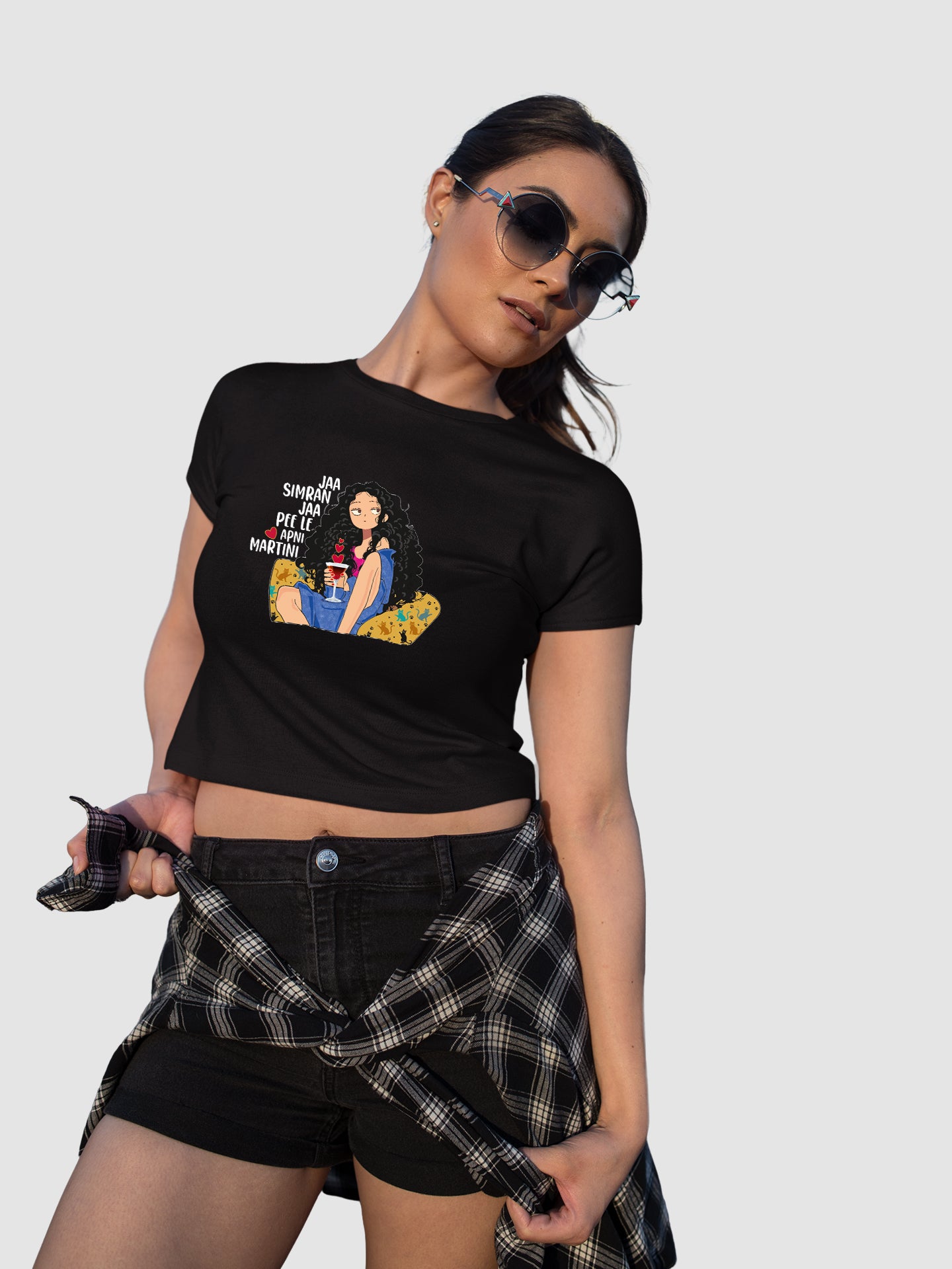 Jaa Simran Jaa - Crop Tee