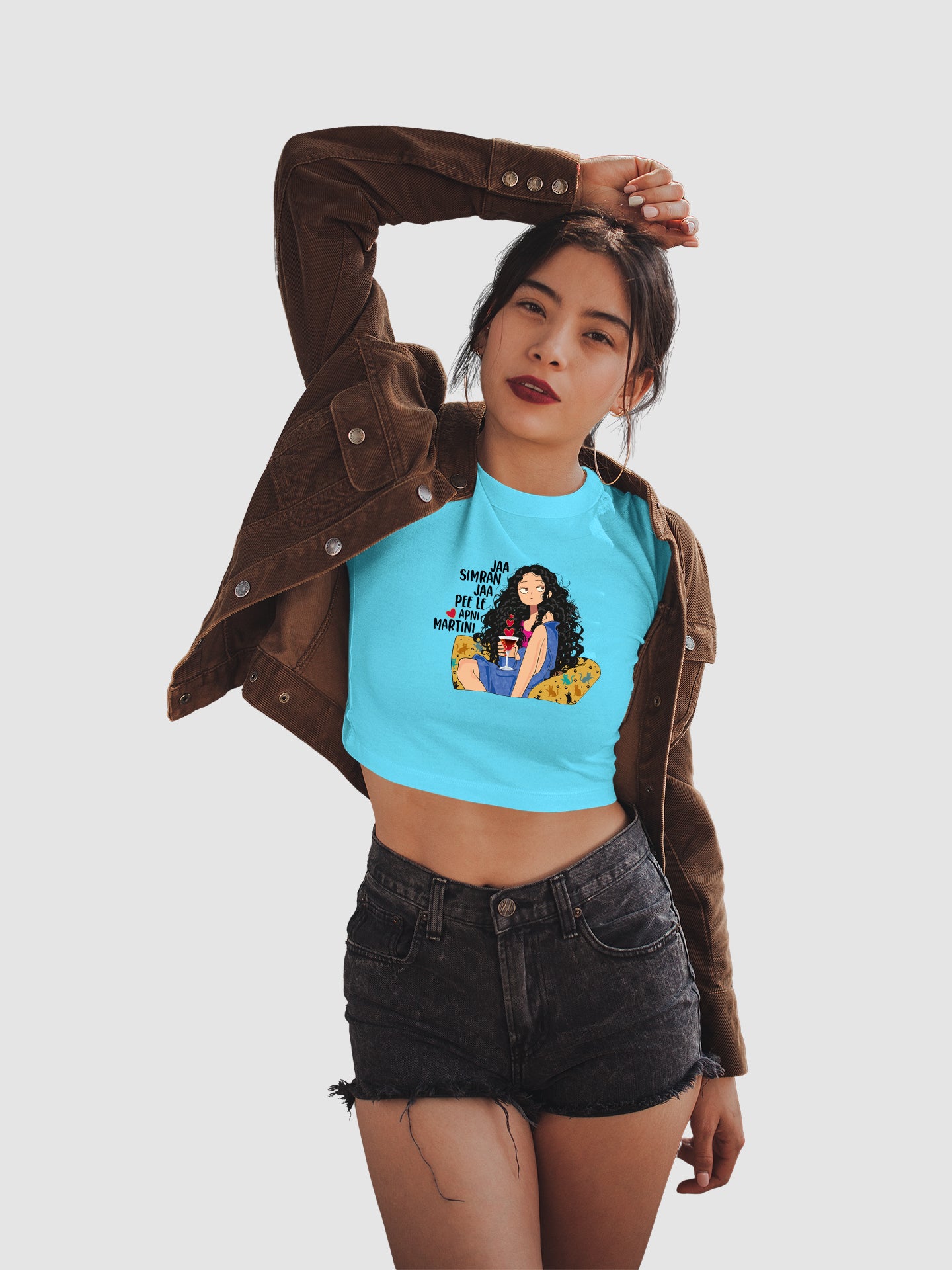 Jaa Simran Jaa - Crop Tee