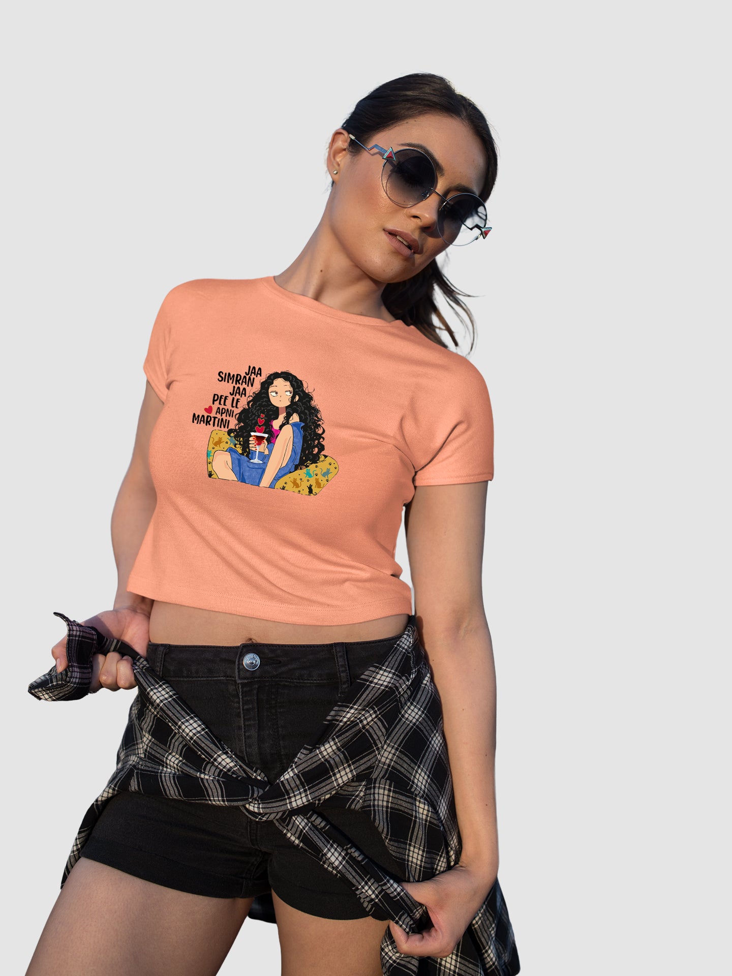 Jaa Simran Jaa - Crop Tee