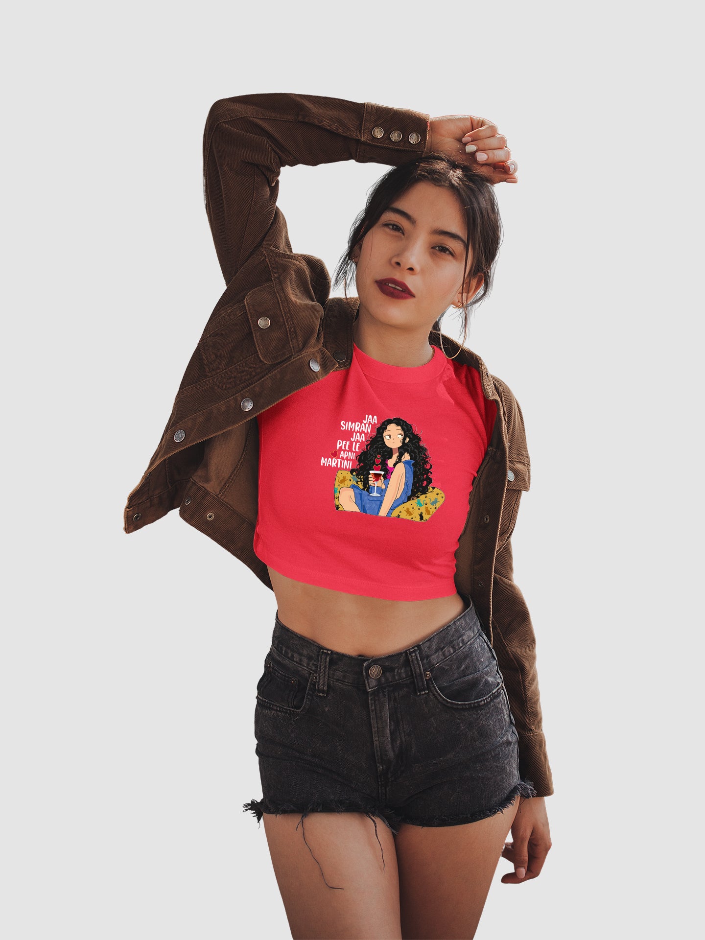 Jaa Simran Jaa - Crop Tee