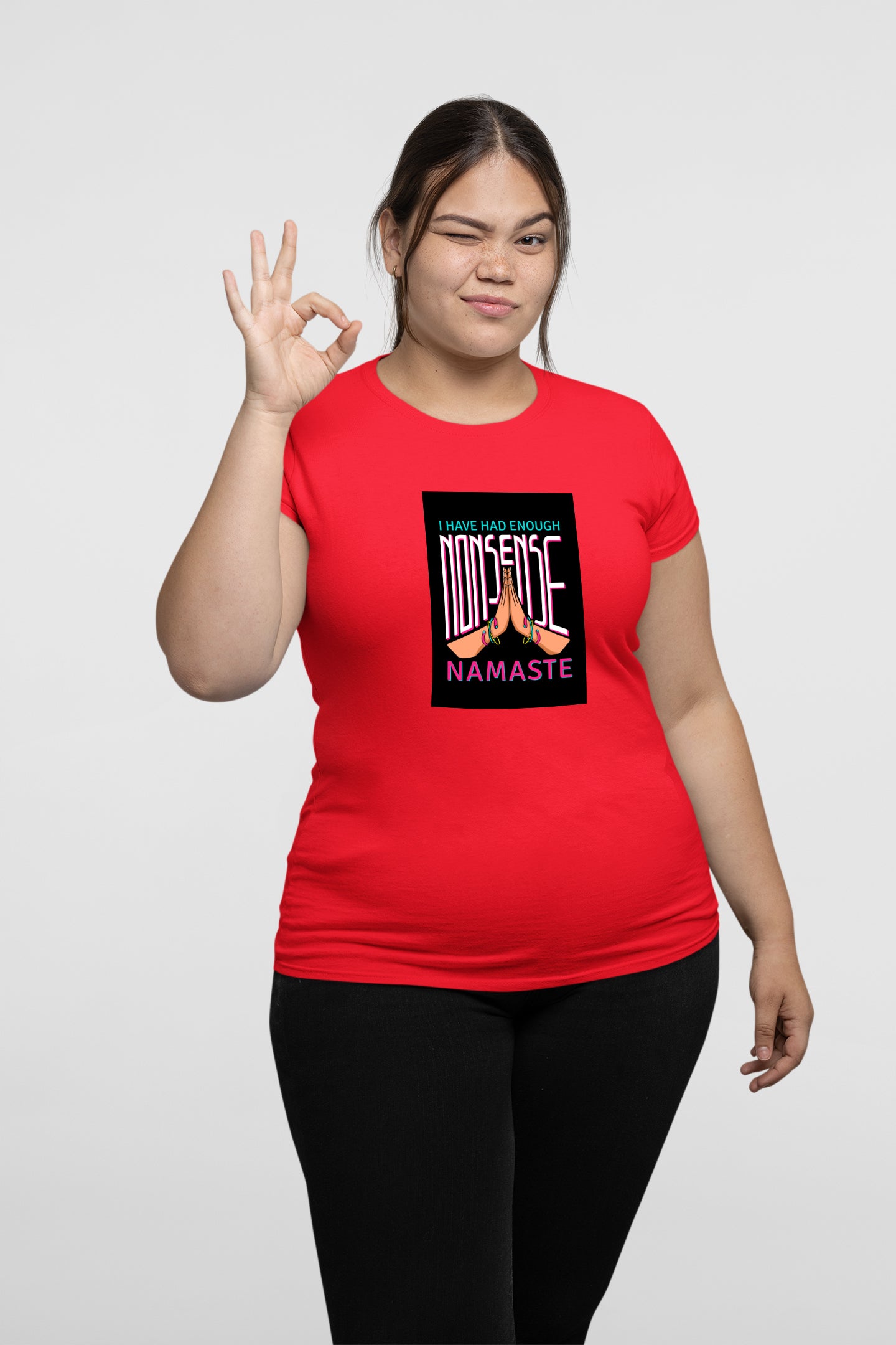 Enough Nonsense! NAMASTE - Plus Size