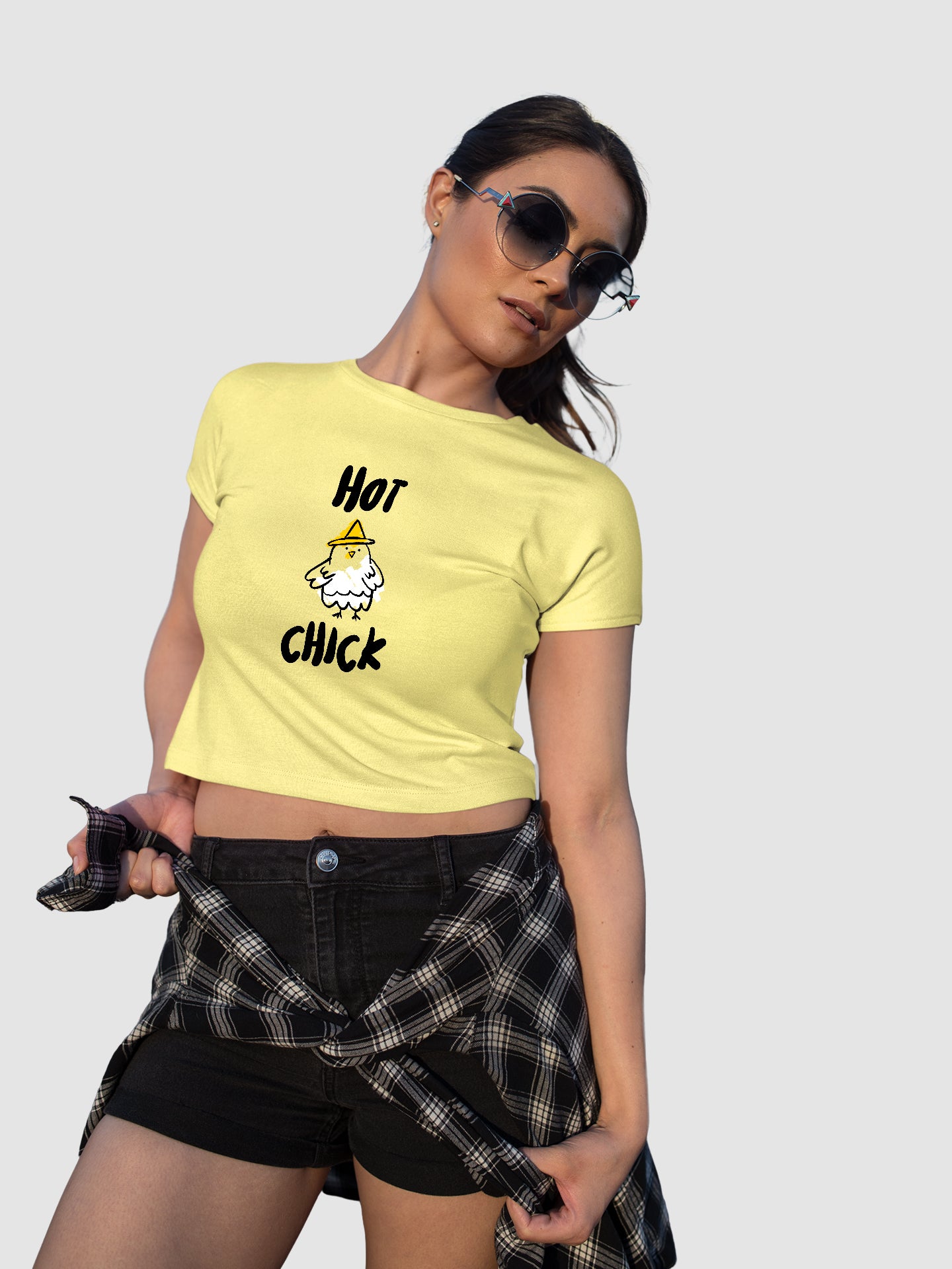 Hot Chick - Crop Tee