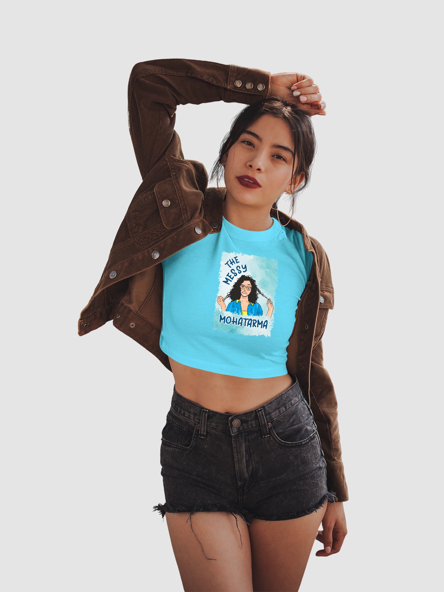 The Messy Mohatarma - Crop Tee