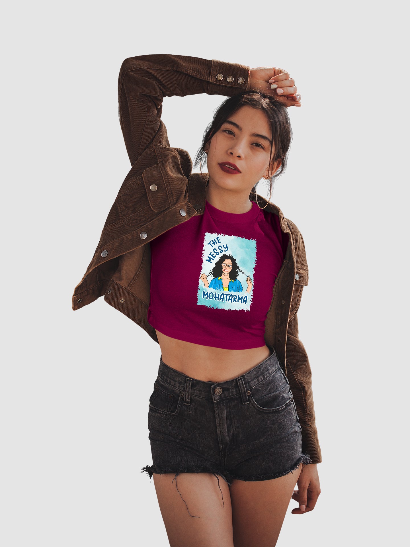 The Messy Mohatarma - Crop Tee