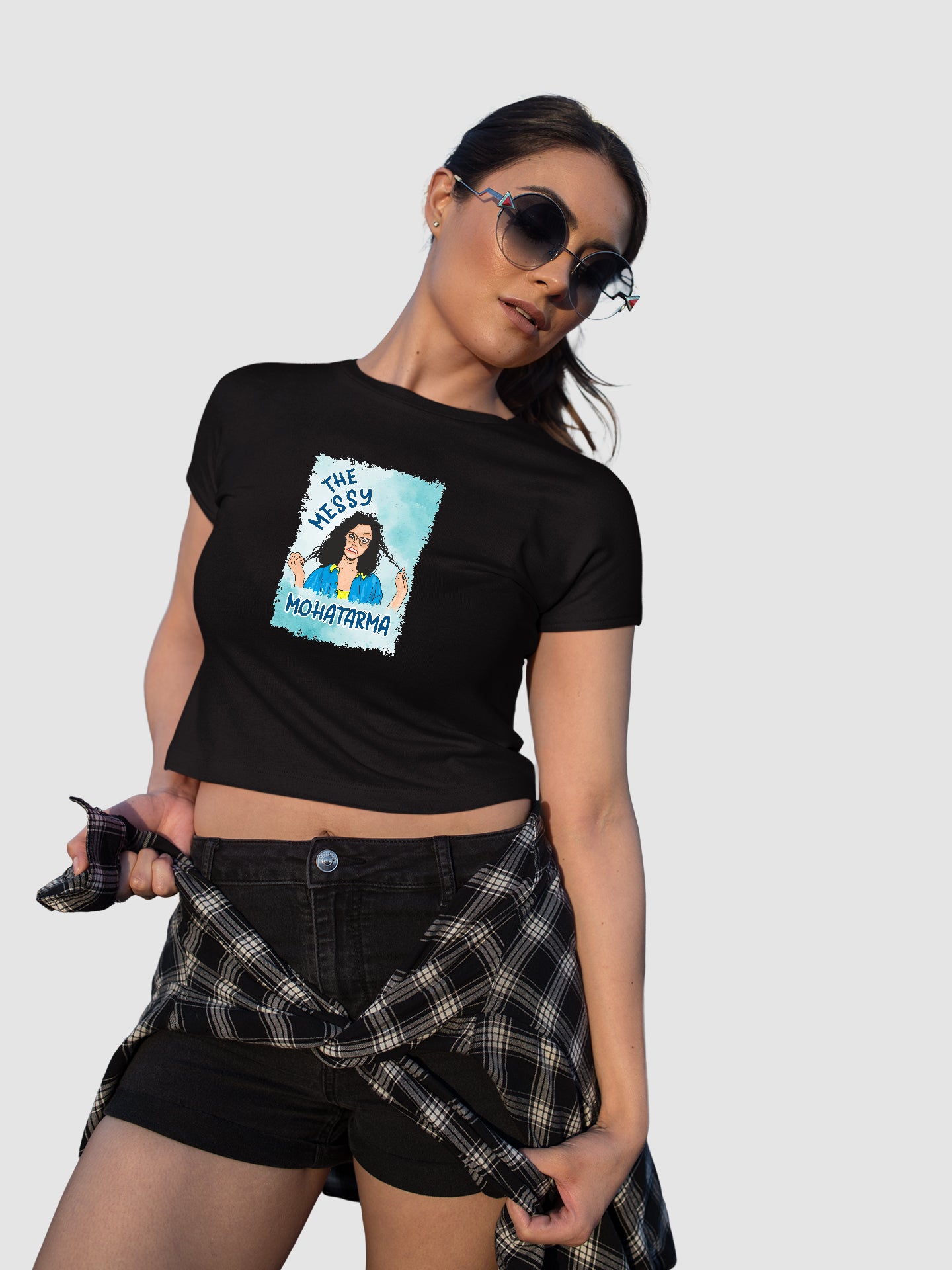 The Messy Mohatarma - Crop Tee