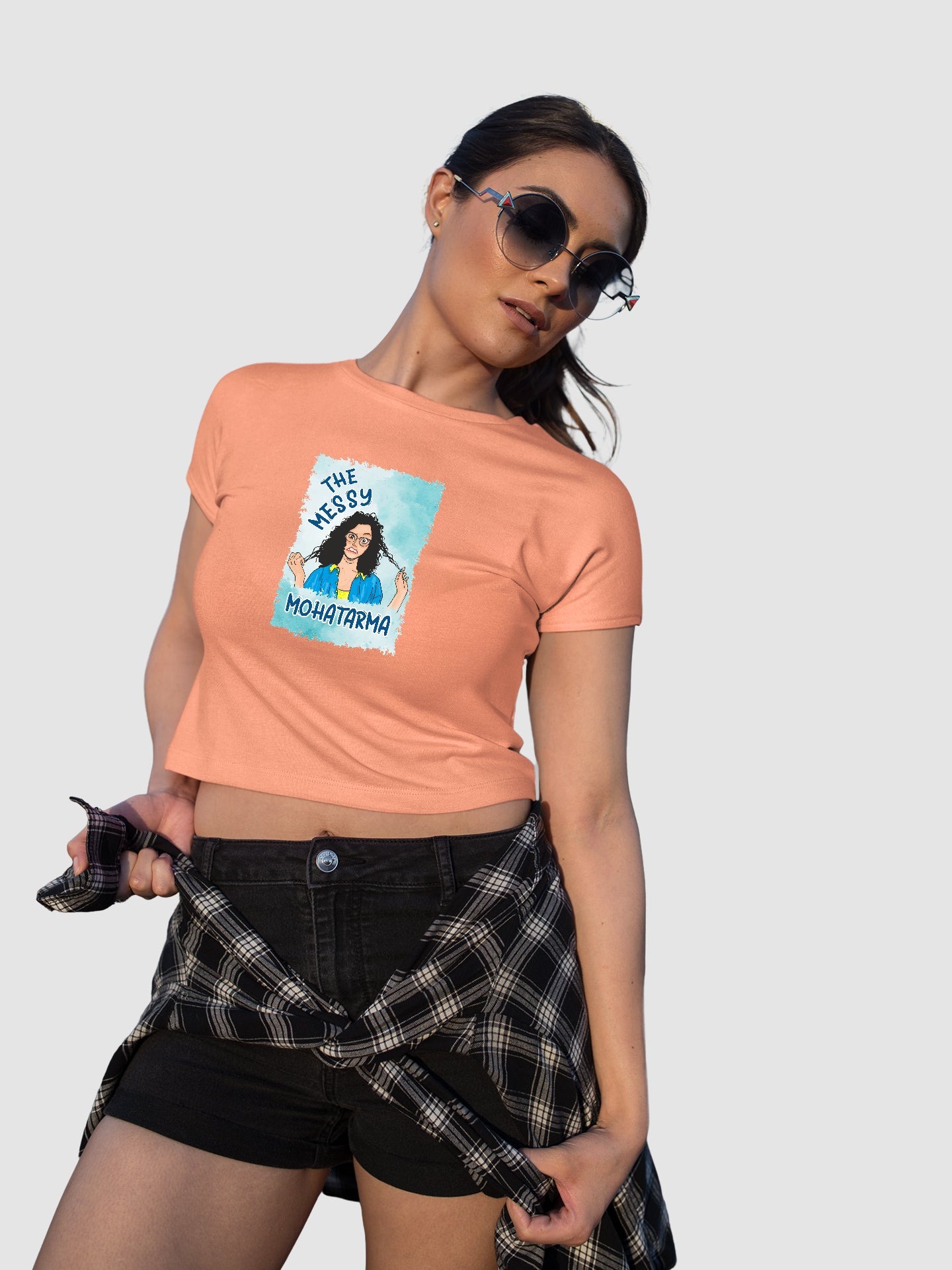 The Messy Mohatarma - Crop Tee