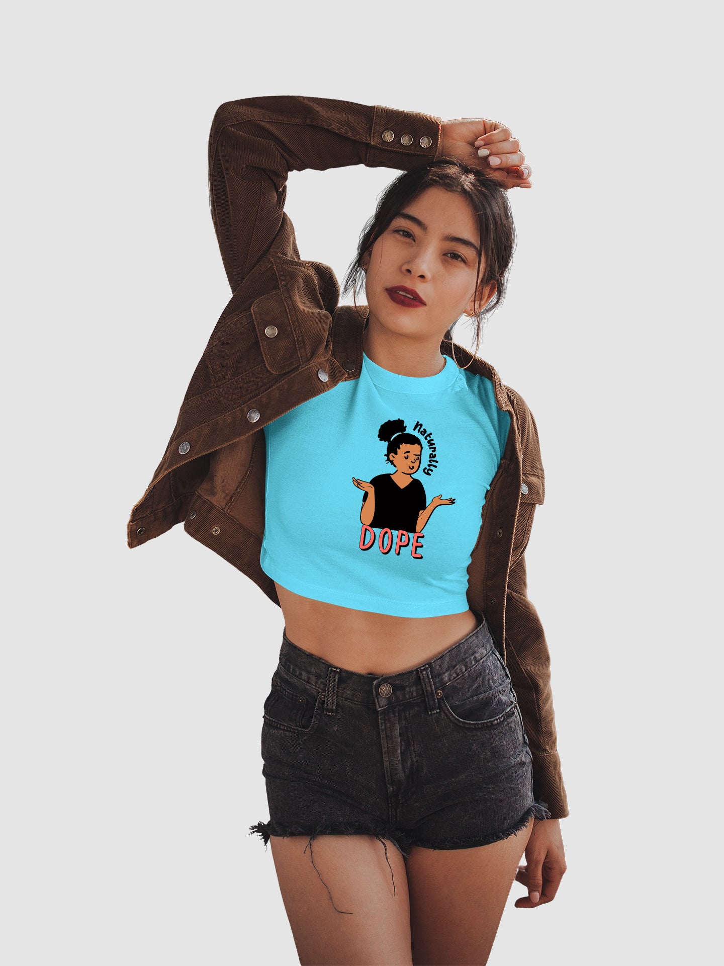 Naturally Dope - Crop Tee