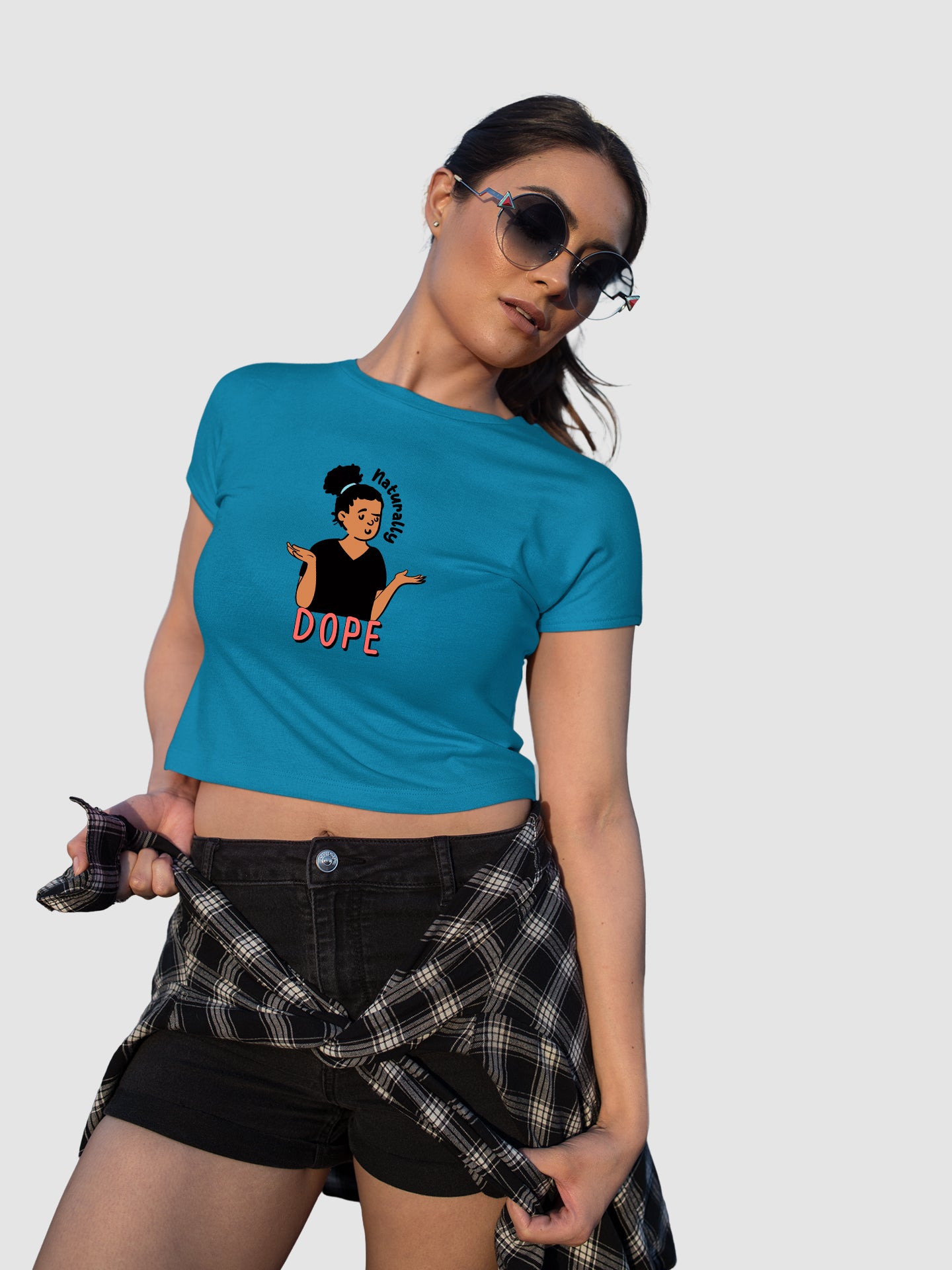 Naturally Dope - Crop Tee