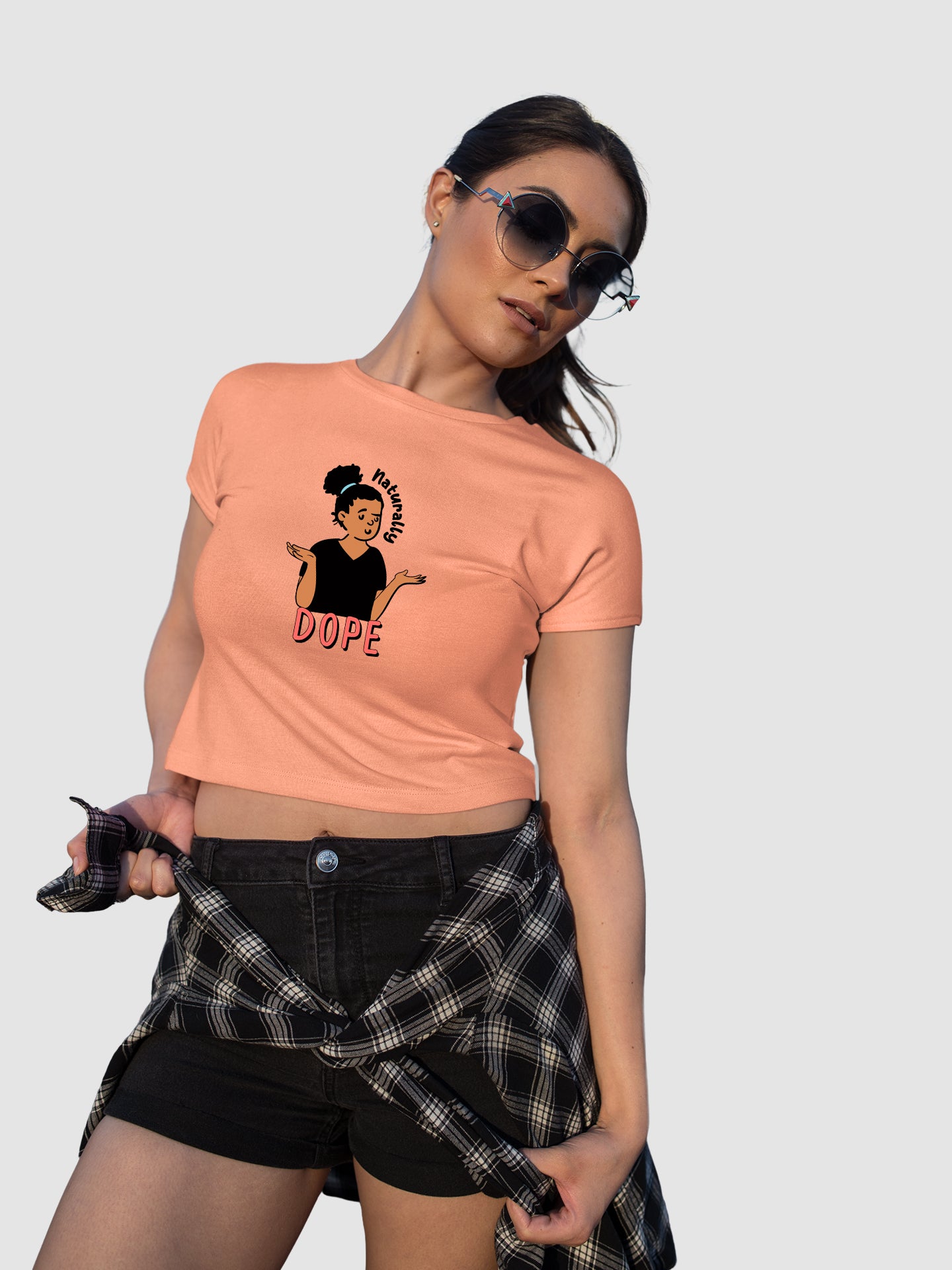 Naturally Dope - Crop Tee