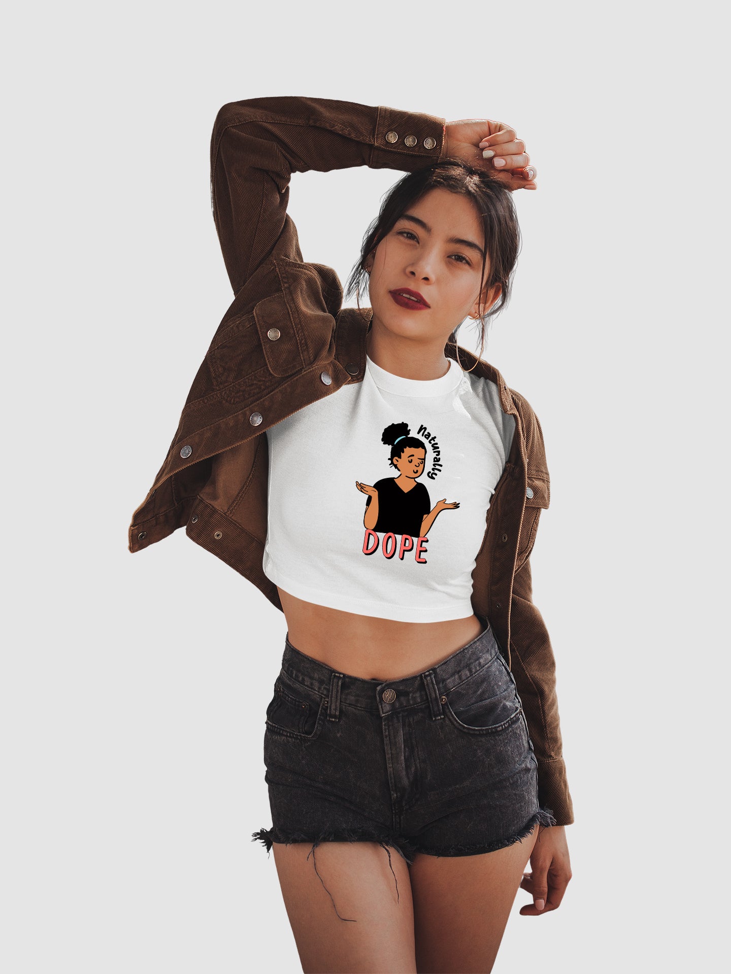 Naturally Dope - Crop Tee