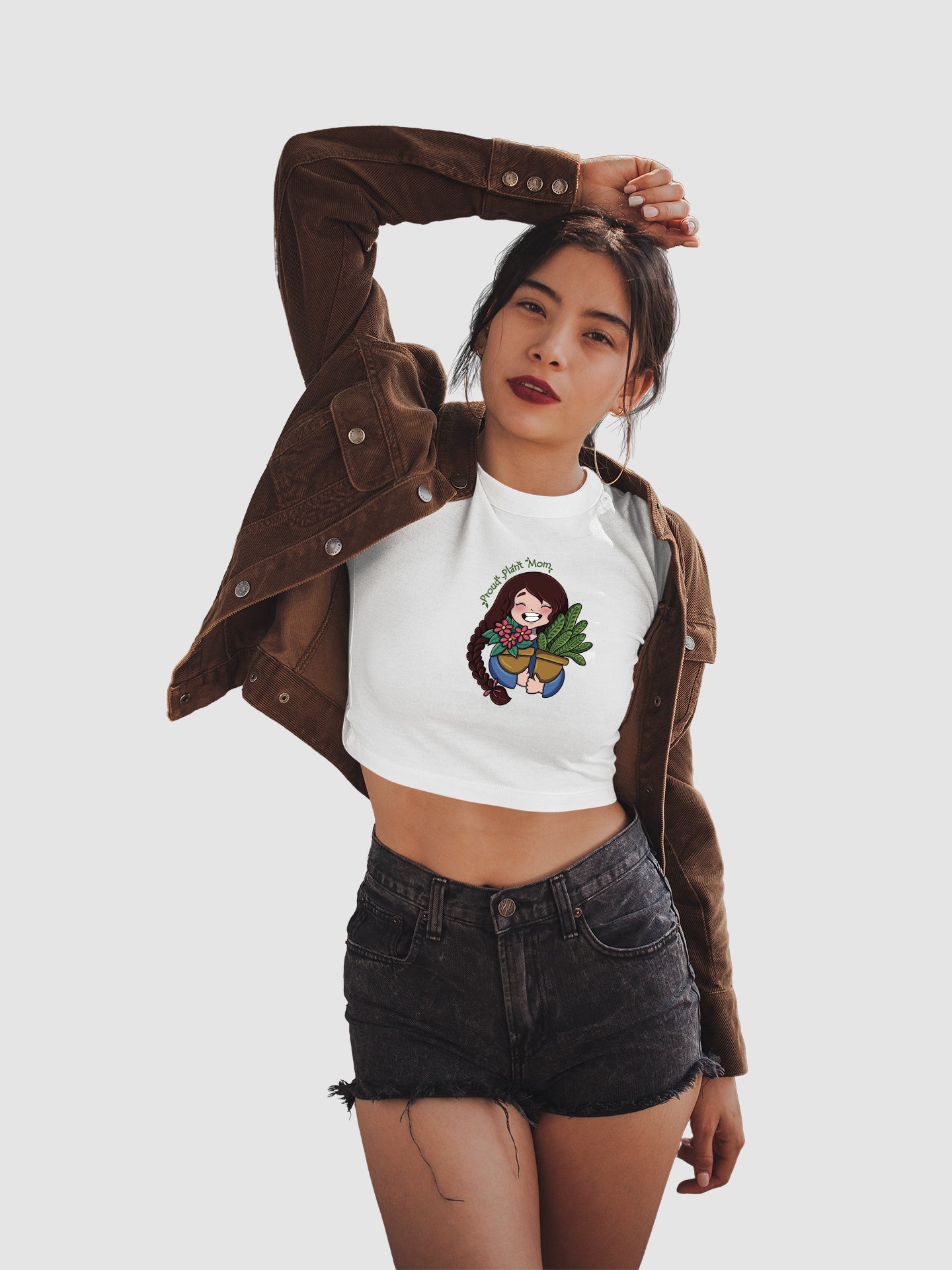 Plant Mom - Crop Tee
