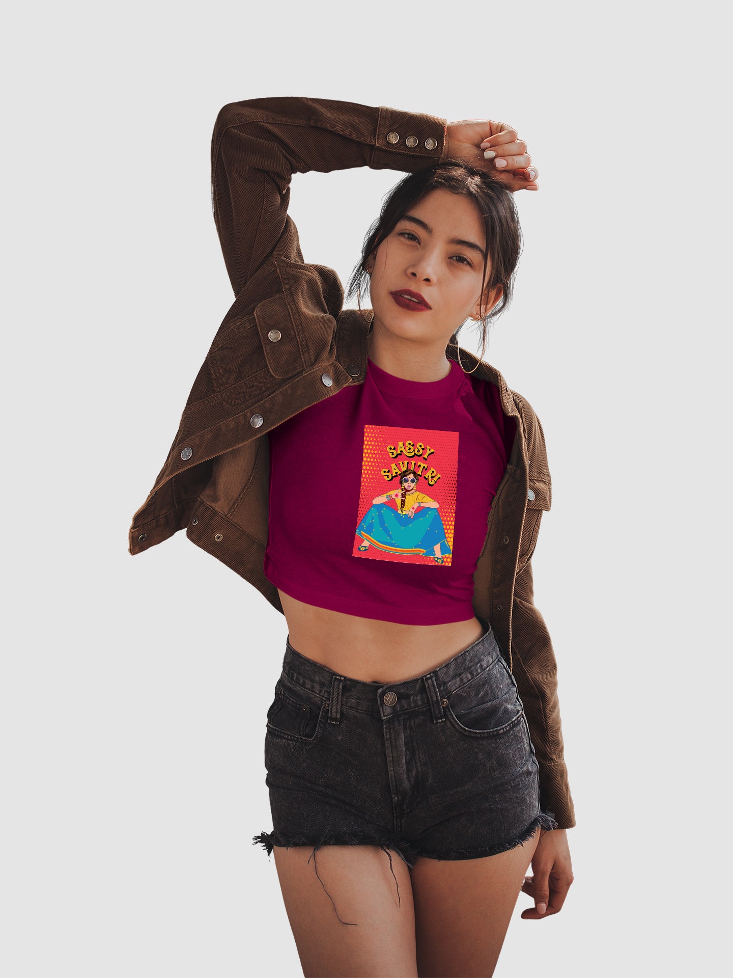 Sassy Savitri - Crop Tee