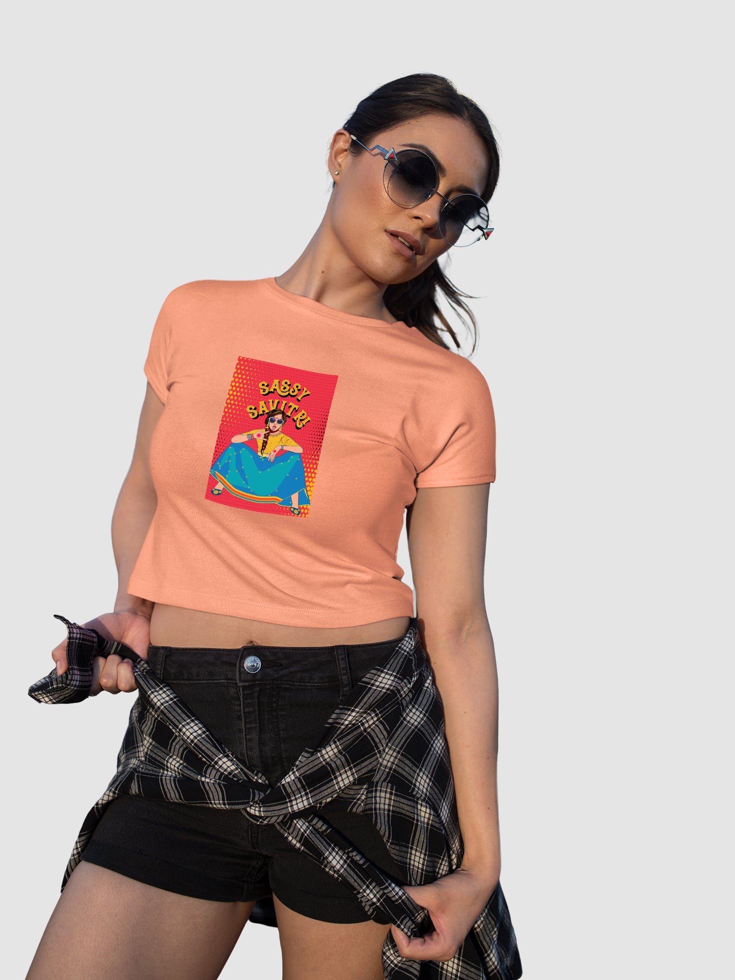 Sassy Savitri - Crop Tee