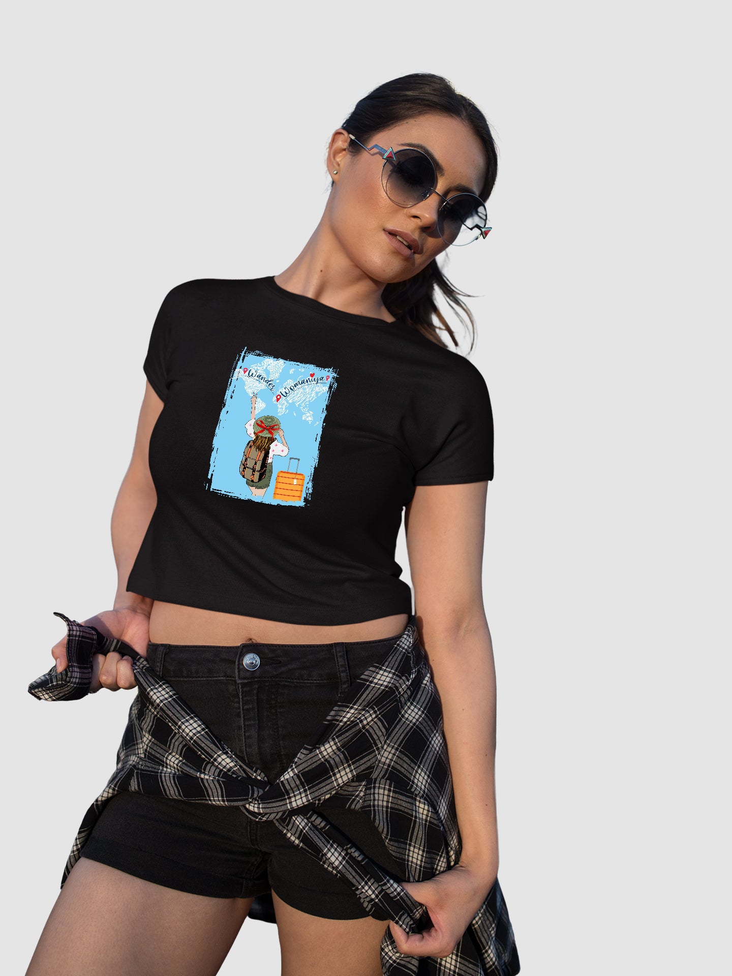 Wander Womaniya - Crop Tee