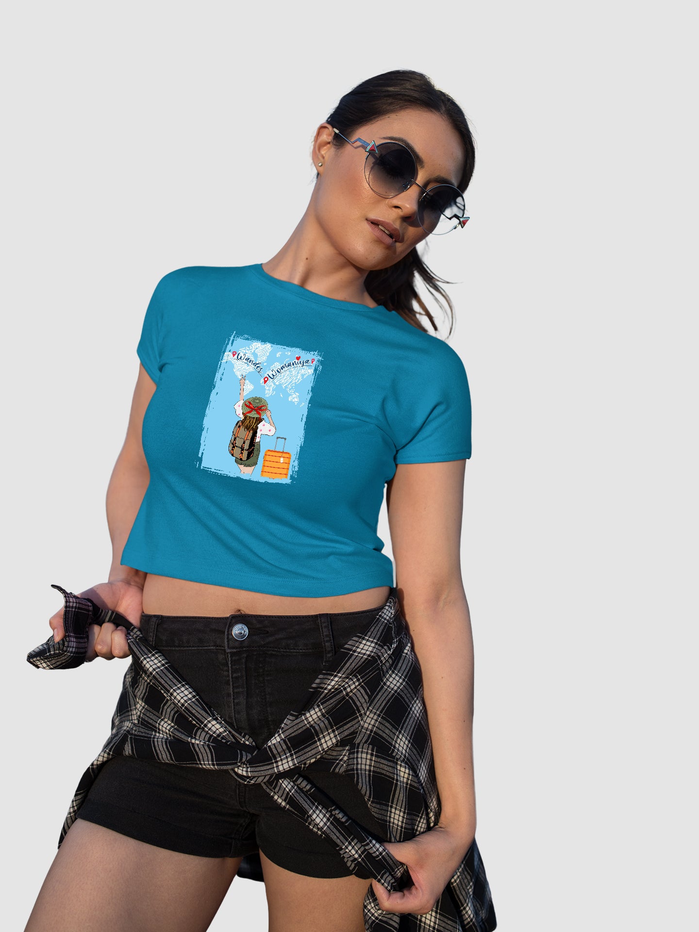 Wander Womaniya - Crop Tee