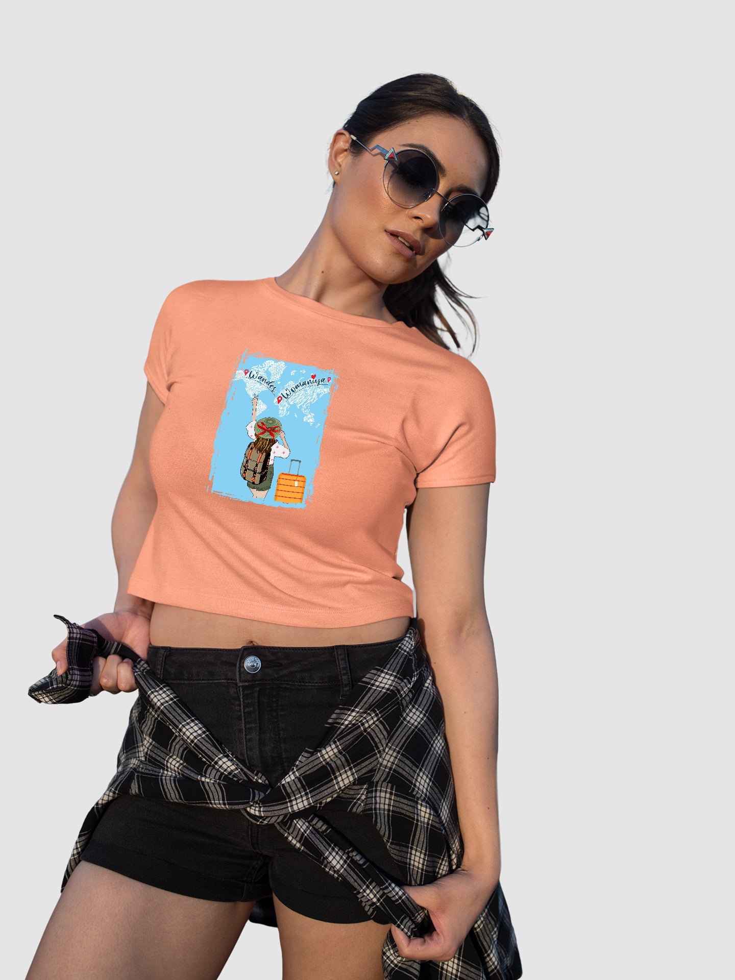 Wander Womaniya - Crop Tee