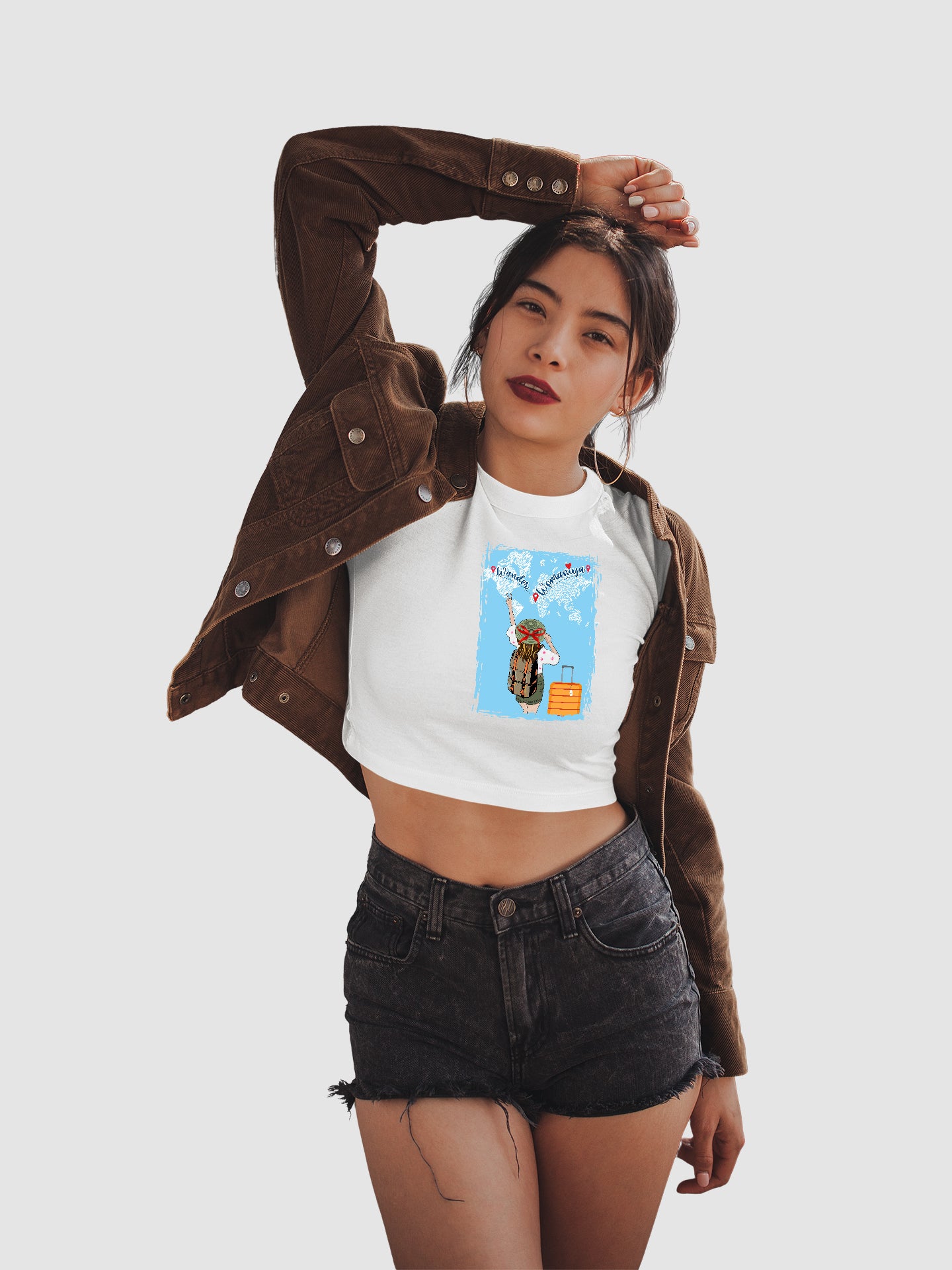 Wander Womaniya - Crop Tee