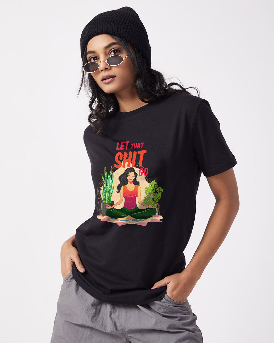 Let That Shit Go - Boyfriend Fit