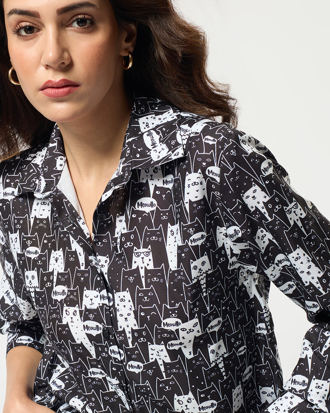 Cat - Printed Shirt