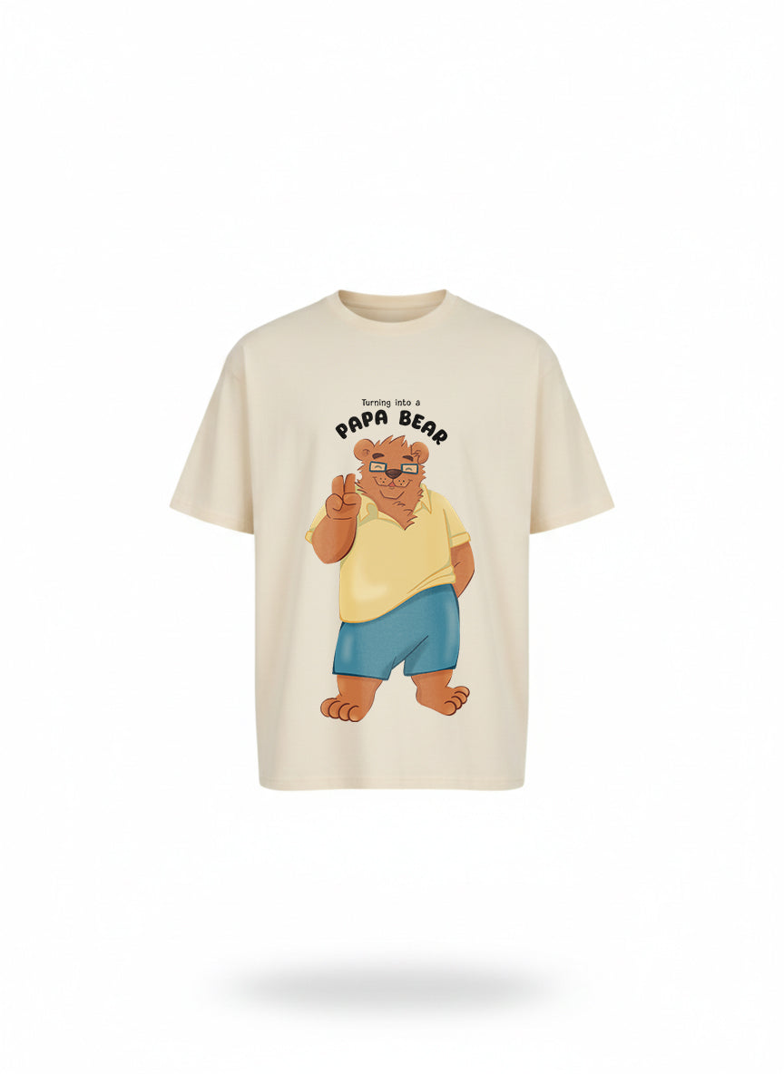 Turning Into Papa Bear – Dad T-Shirt