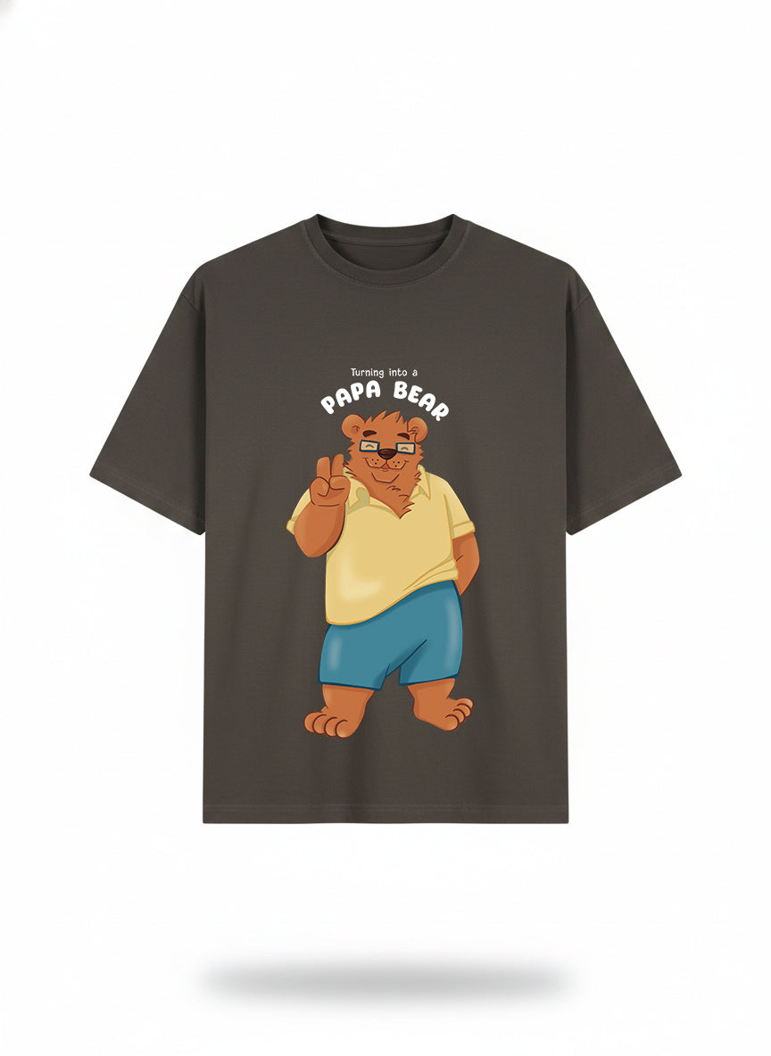 Turning Into Papa Bear – Dad T-Shirt