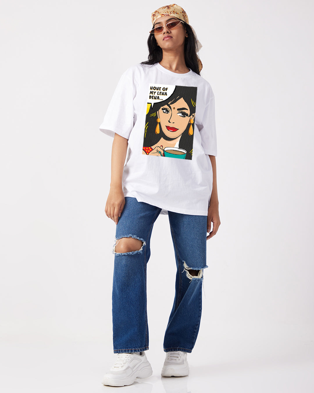 None of My Lena Dena - Oversize T-shirt