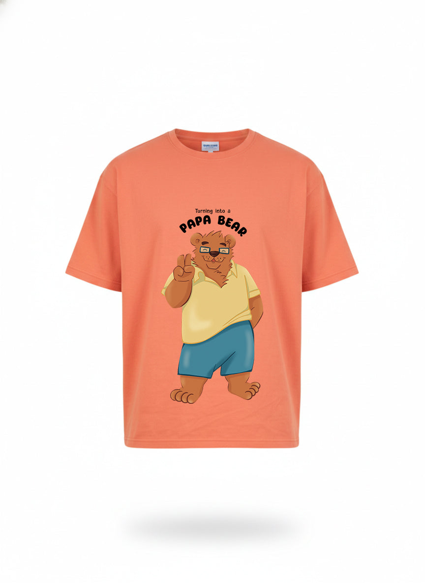 Turning Into Papa Bear – Dad T-Shirt