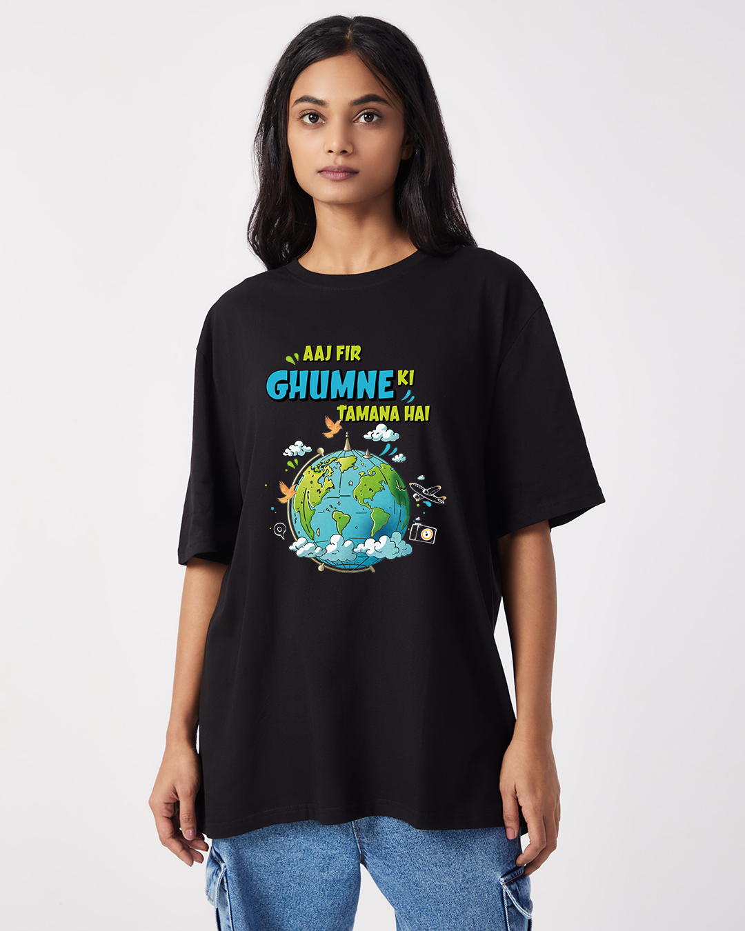 Aaj fir ghumne ki tamanna hai - Oversize Fit