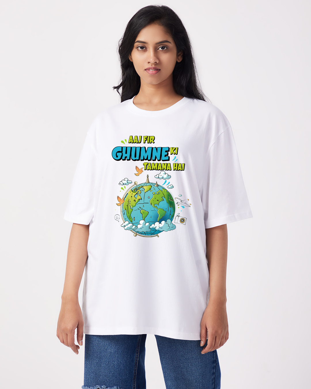 Aaj fir ghumne ki tamanna hai - Oversize Fit