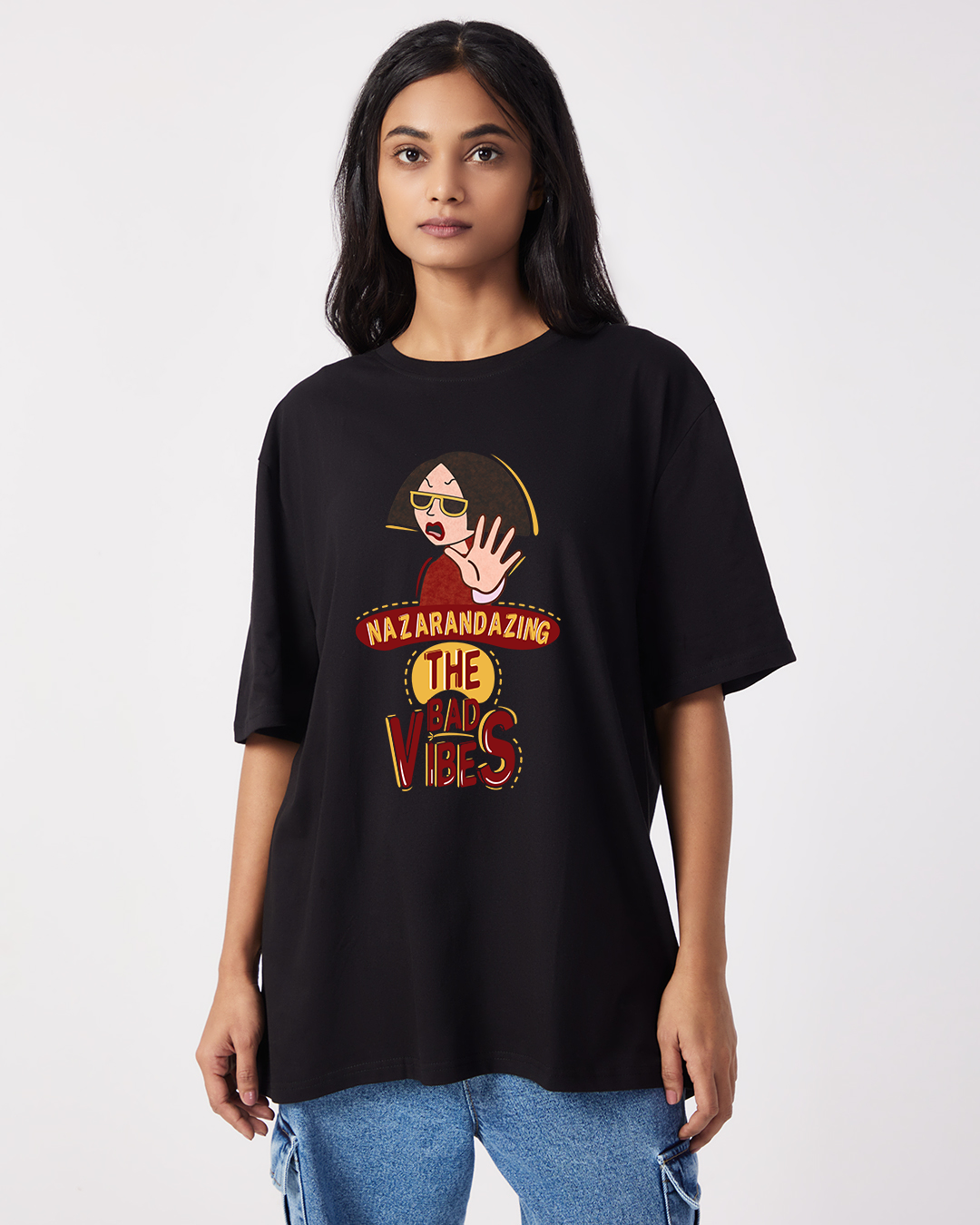 Nazarandazing Bad Vibes  - Oversize Fit