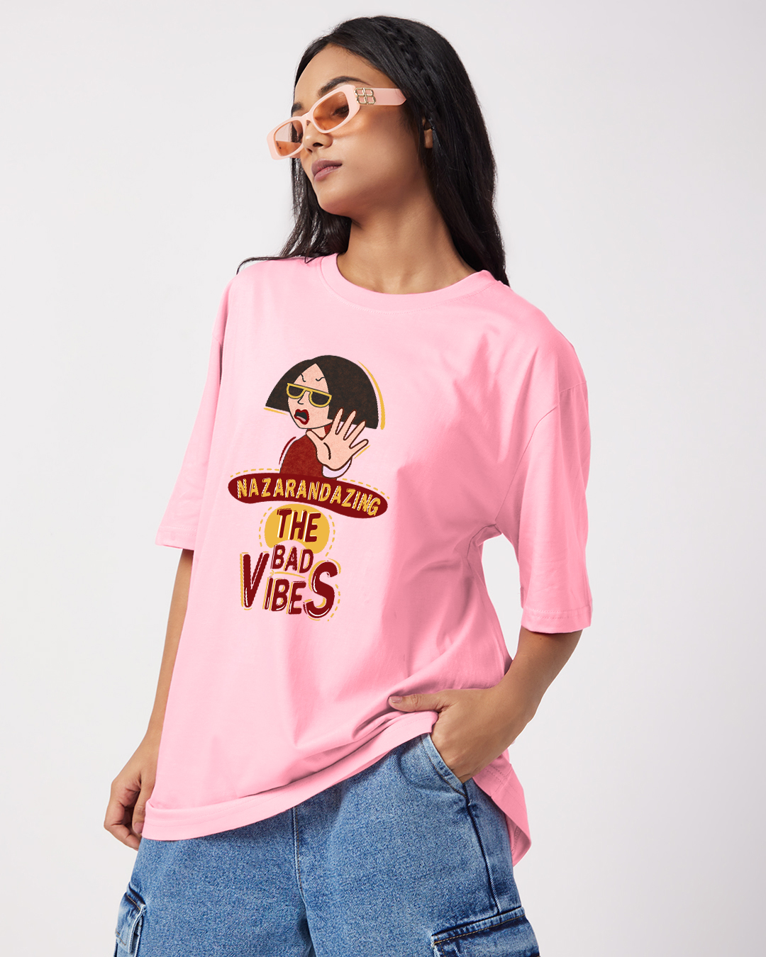 Nazarandazing Bad Vibes  - Oversize Fit