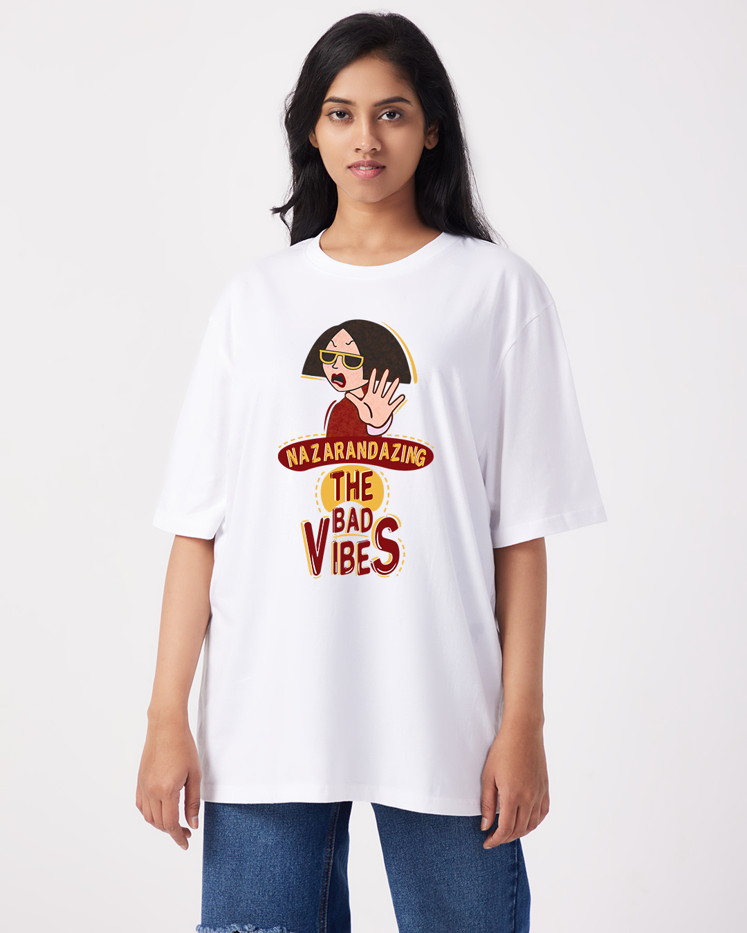 Nazarandazing Bad Vibes  - Oversize Fit