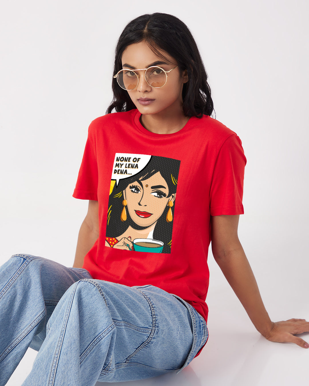 None of My Lena Dena - Boyfriend Fit