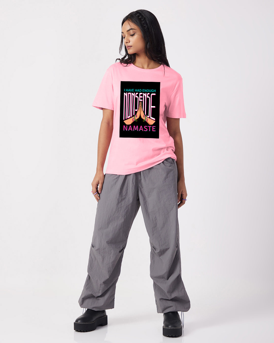 Enough Nonsense! NAMASTE - Boyfriend Fit