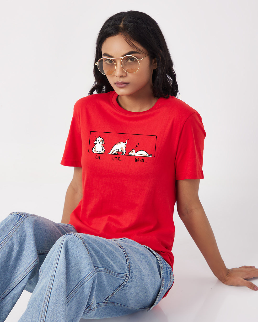 Om Umm Aaha Yogi - Boyfriend Fit