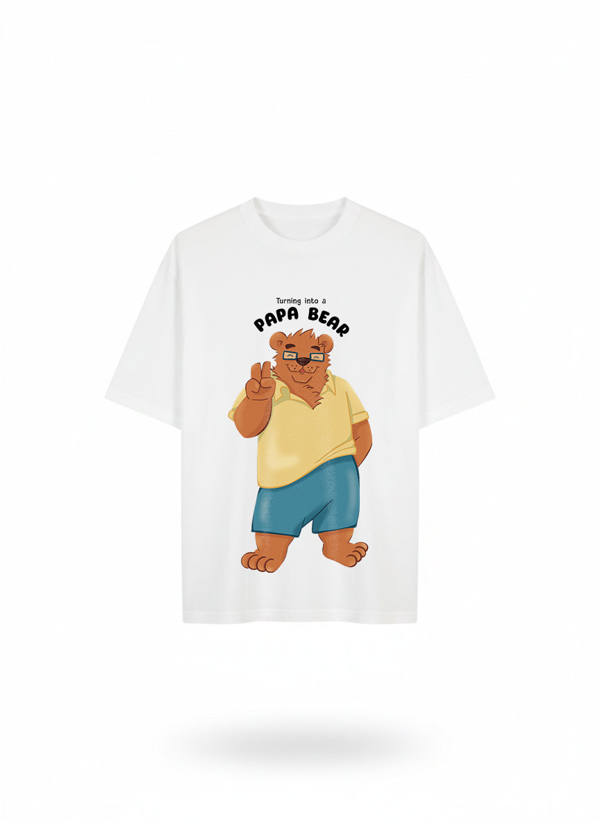Turning Into Papa Bear – Dad T-Shirt