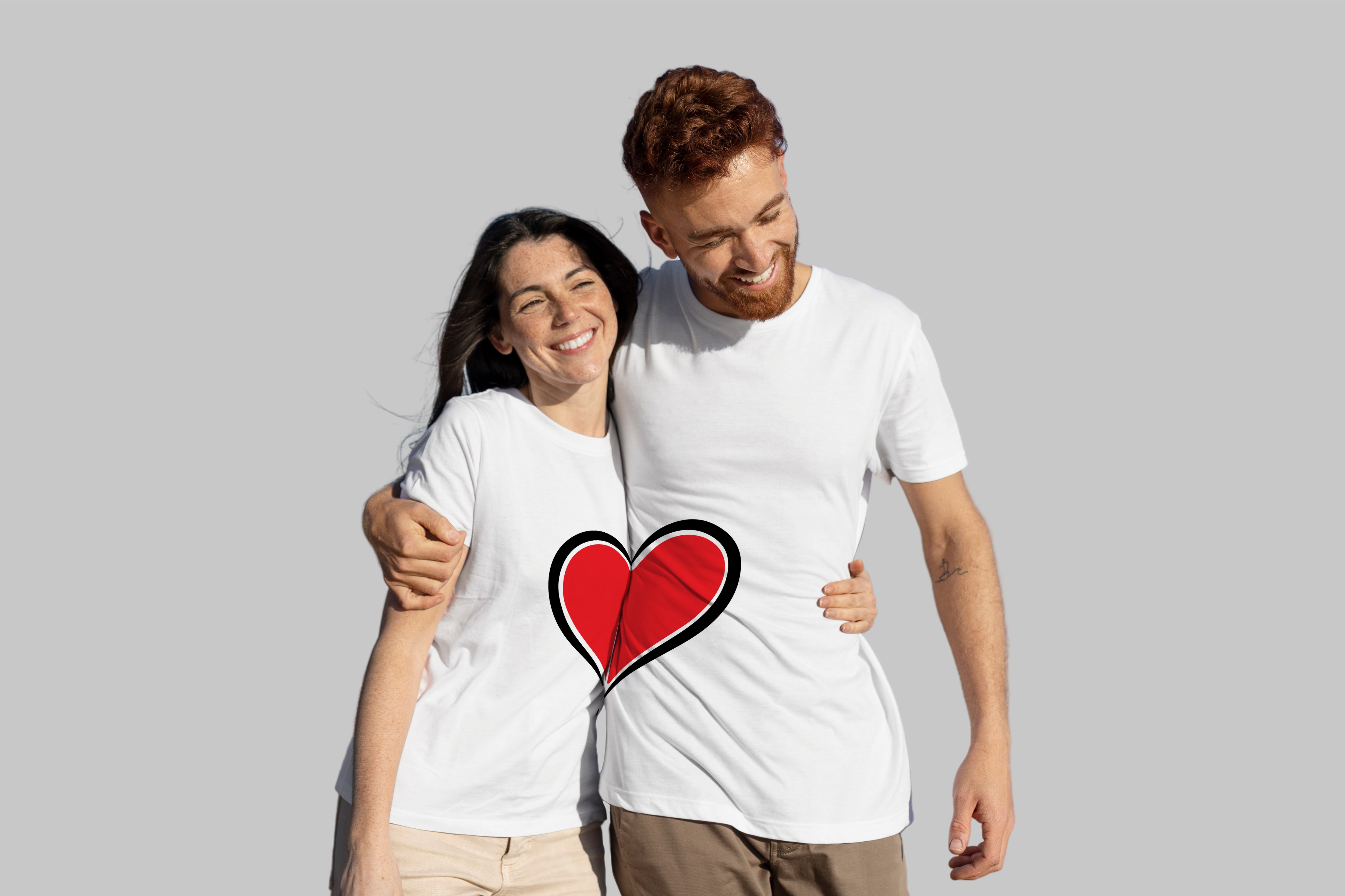 Heart Couple TShirts – Pagal Awwrat - Main Image